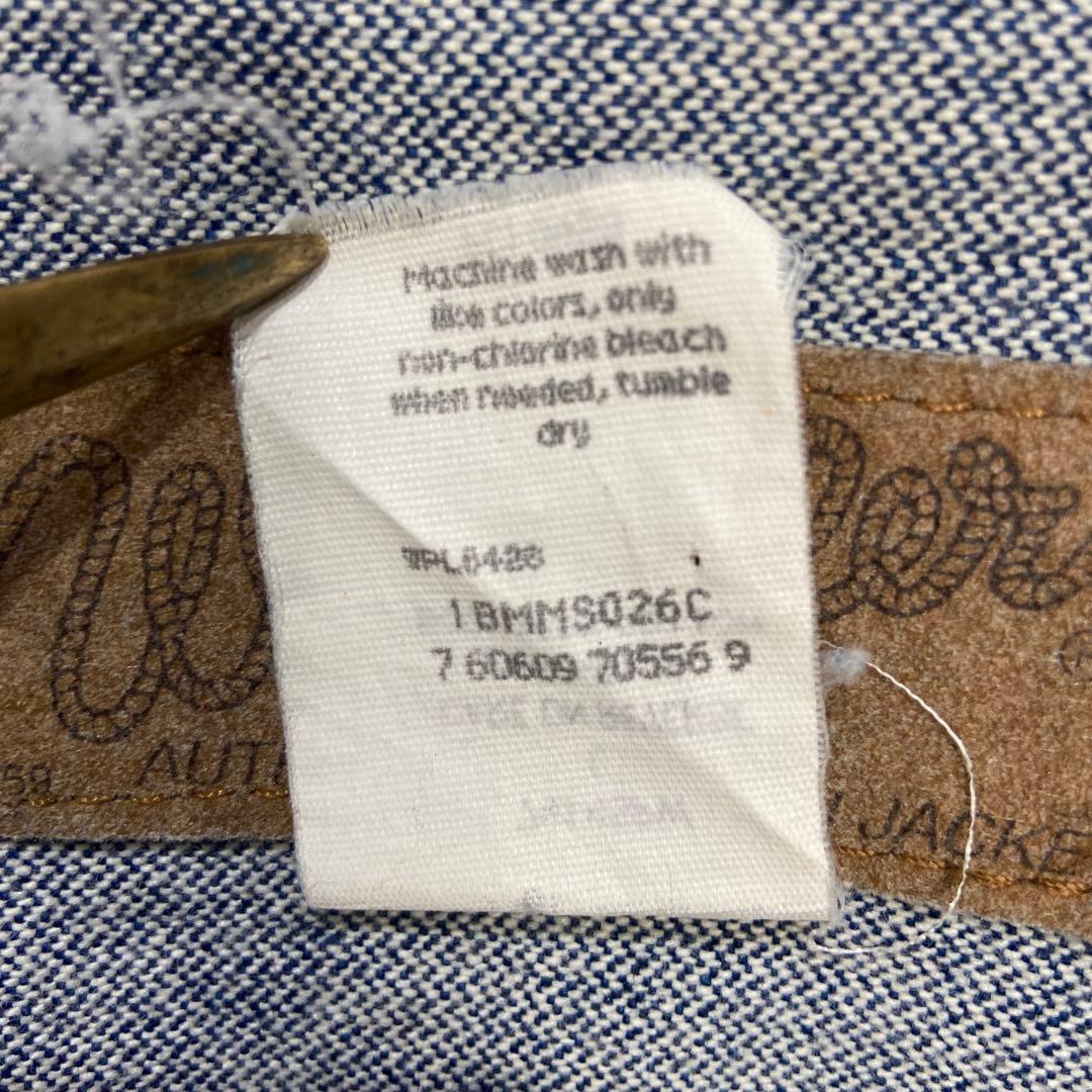 断捨離少年90s☆Wrangler☆USA製デニムジャケット☆4つポケ☆L