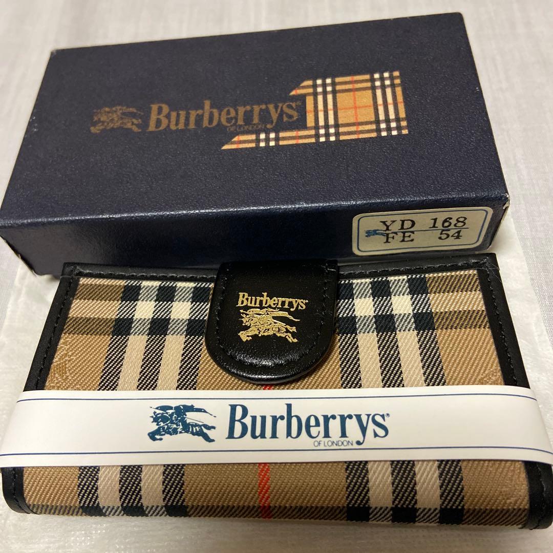 【未使用】バーバリーBURBERRY 4連キーケース 送料込み