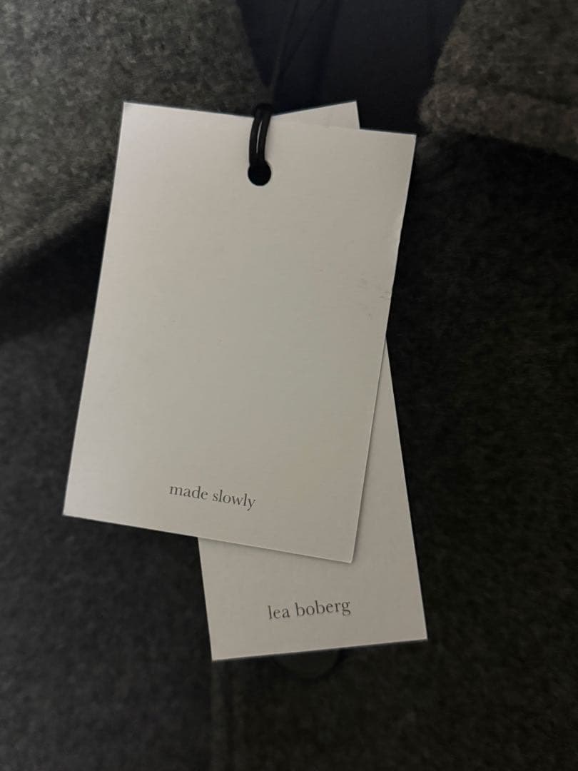 ジャケット・アウター Lea Boberg 25AW PC COAT Size3 Charcoal