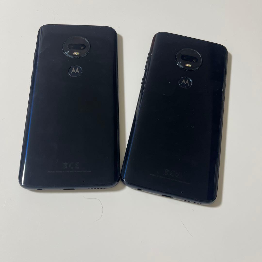 Motorola Moto G7 ブラック 6.2インチ 2台まとめ売り