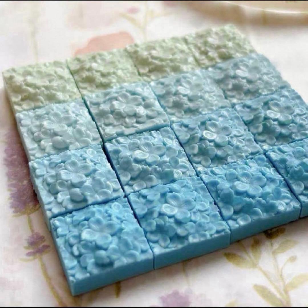 シーリングスタンプ用ワックス シリコンモールドアジサイ型 - メルカリ