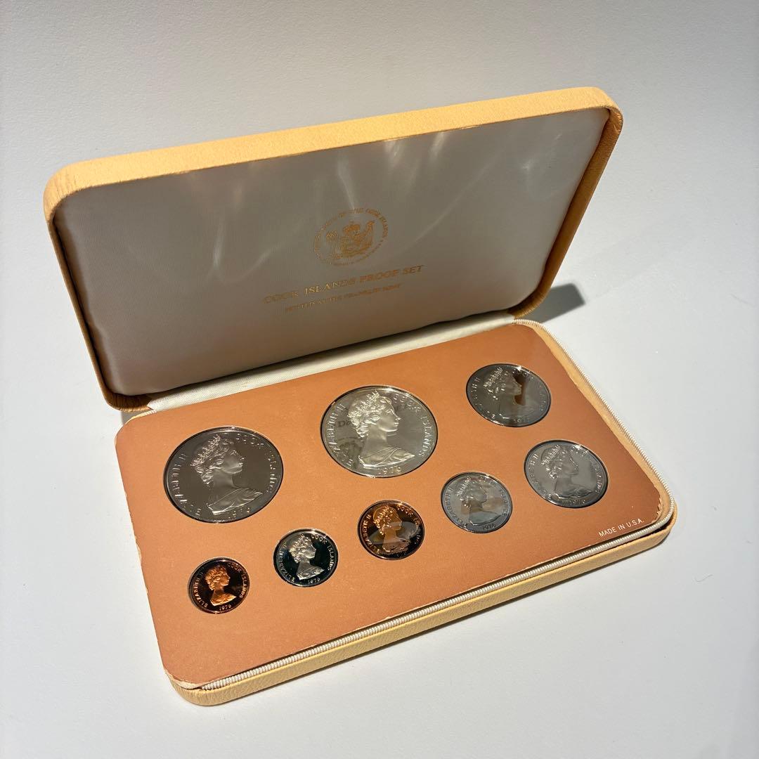 1976年クック諸島 プルーフ貨幣 コインセット フランクリン・ミント社