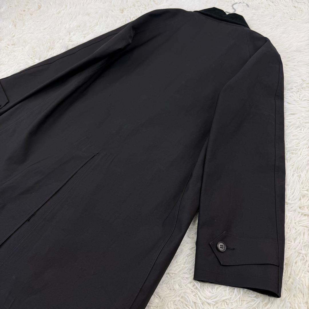 マッキントッシュ ゴム引きコート ウールライナー ステンカラーコート 黒 38