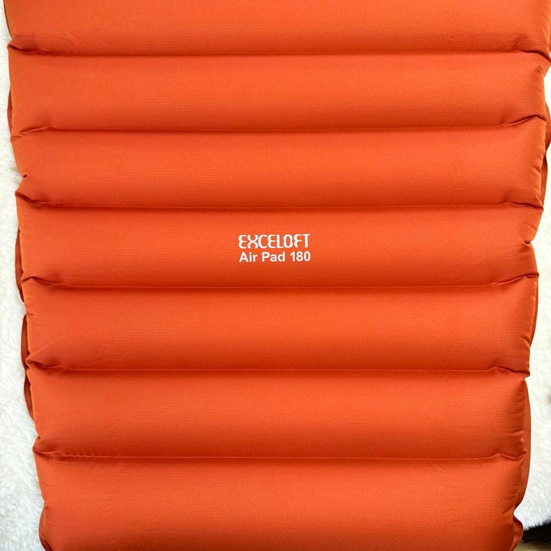 美品人気モンベル　エクセロフト エアパッド 180+ポンプバッグ付