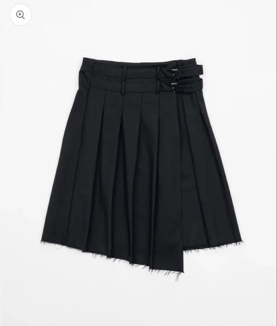 asymmetry wool wrap skirt / ilean - メルカリ