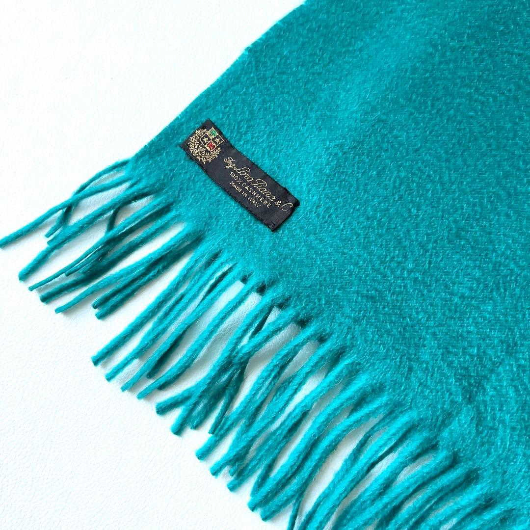 4961【美品】ロロピアーナ　中盤ストール カシミヤ 100％ イタリア製