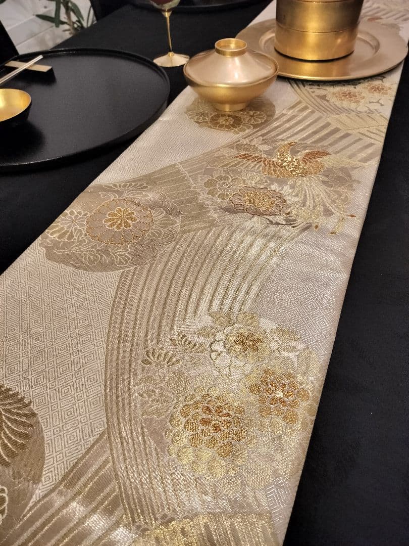 kairorisuA684★逸品‼️豪華刺繍‼️ひな祭り‼️正絹2m9cm