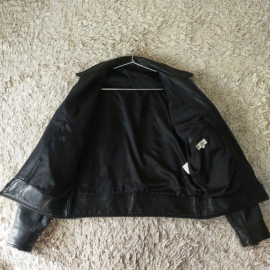 【牛革】Paul Smith　ポールスミス　レザージャケット　ブラック　メンズ