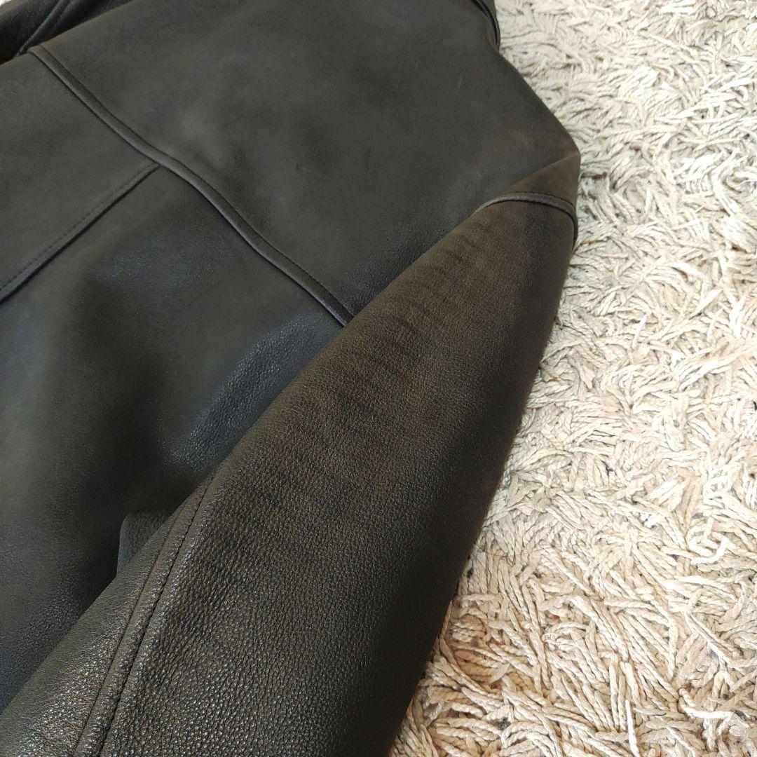 【牛革】Paul Smith　ポールスミス　レザージャケット　ブラック　メンズ