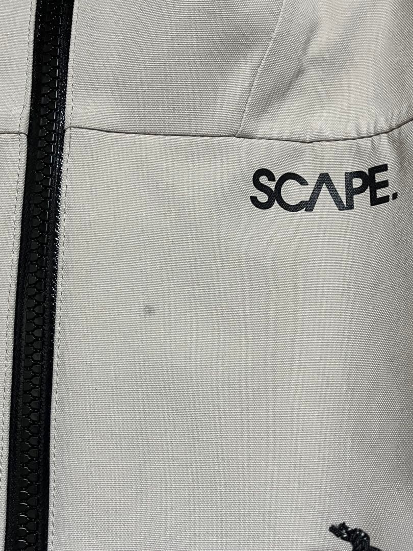 SCAPE POWジャケット BIBパンツ　サンド/ブラック