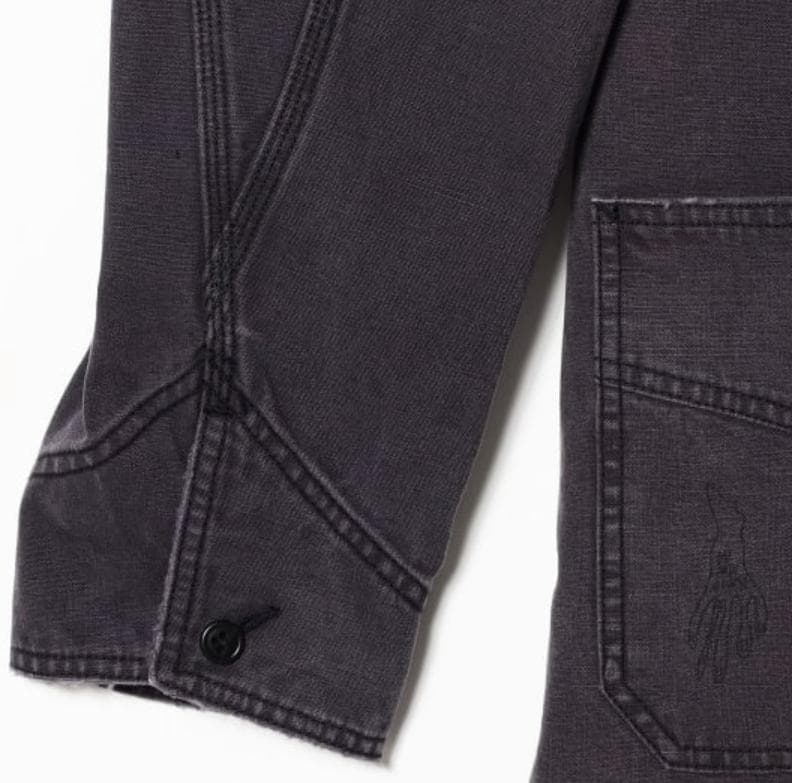 メンズ グラフィック ショップコート