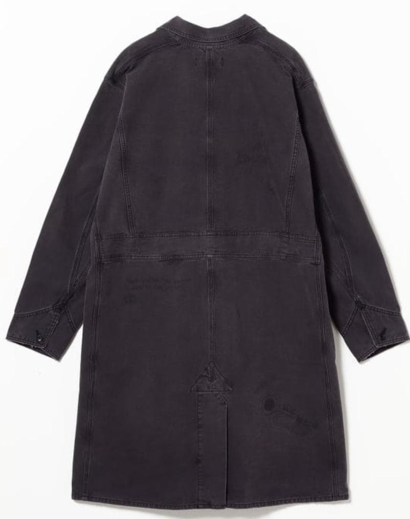 メンズ グラフィック ショップコート