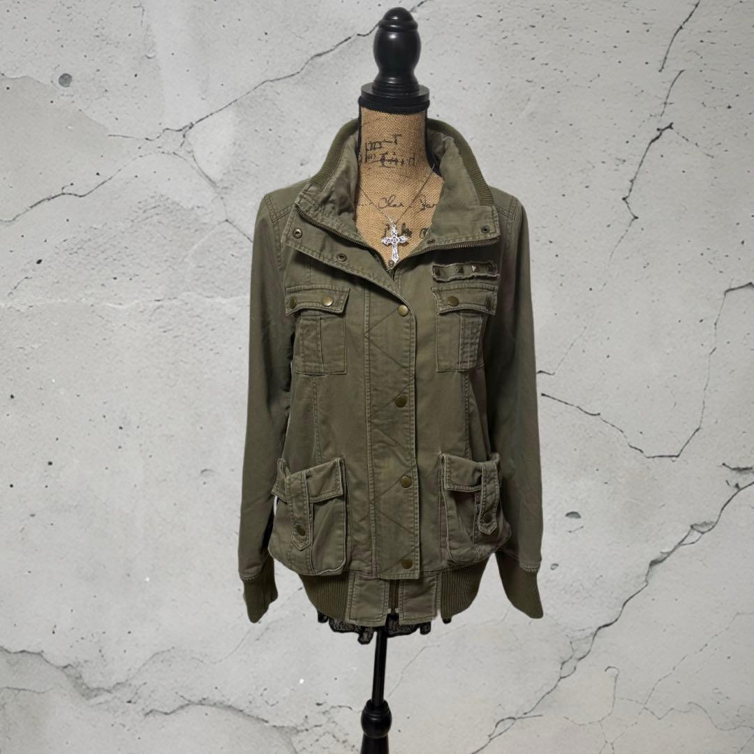 y2k 00s❤︎ ギミック 当時物 平成 ミリタリージャケット Archive www