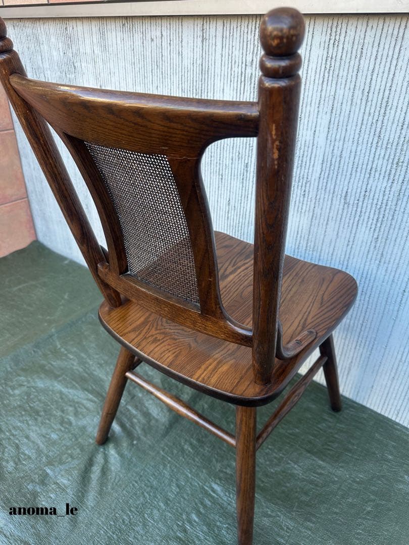 【ダイニングチェア】1　Shin　Lee　シンリー　ラタンバックチェア◎