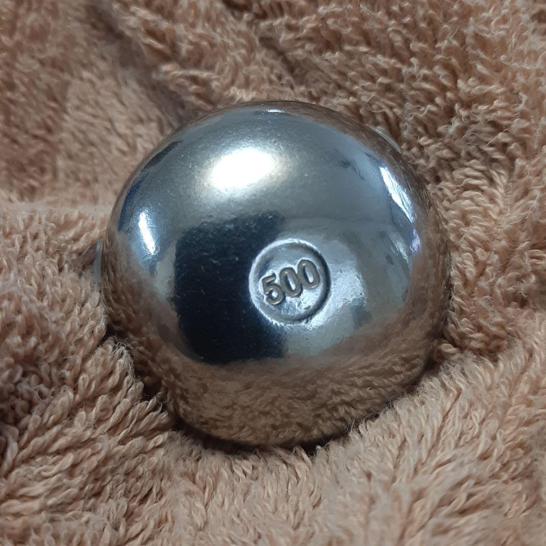 ☆　シルバー　500ｇ　1個　タングステンシンカー　鯛ラバ　タイラバシンカー