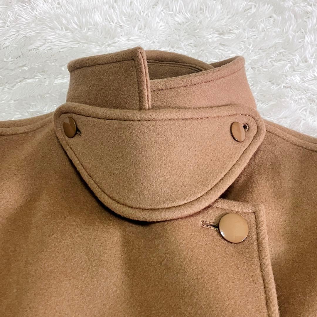 極美品　アルアバイル スプリットラグランロングコート ベルテッドコート 日本製