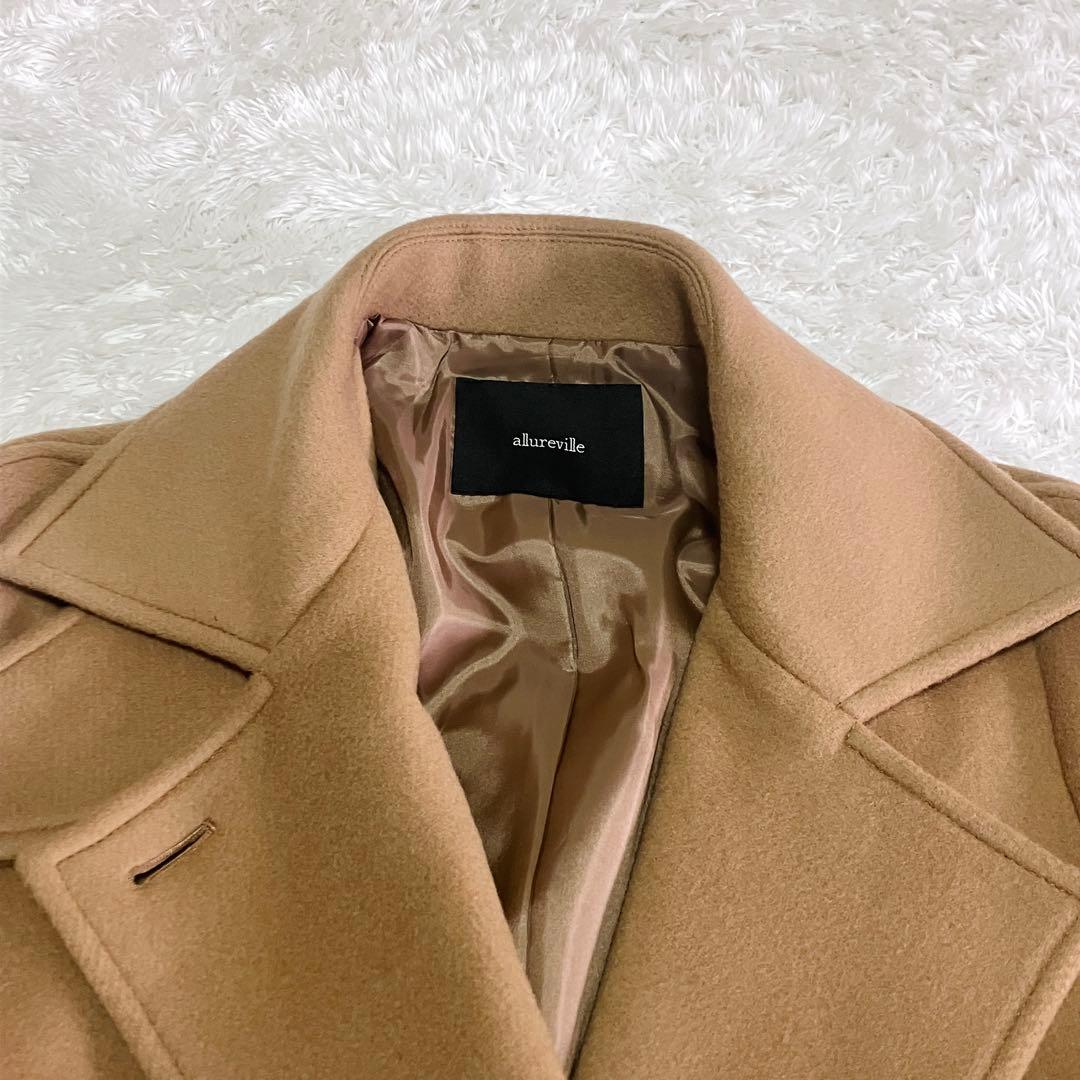 極美品　アルアバイル スプリットラグランロングコート ベルテッドコート 日本製