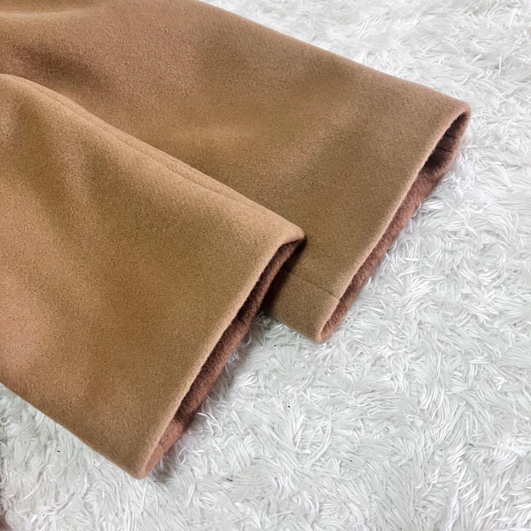 極美品　アルアバイル スプリットラグランロングコート ベルテッドコート 日本製