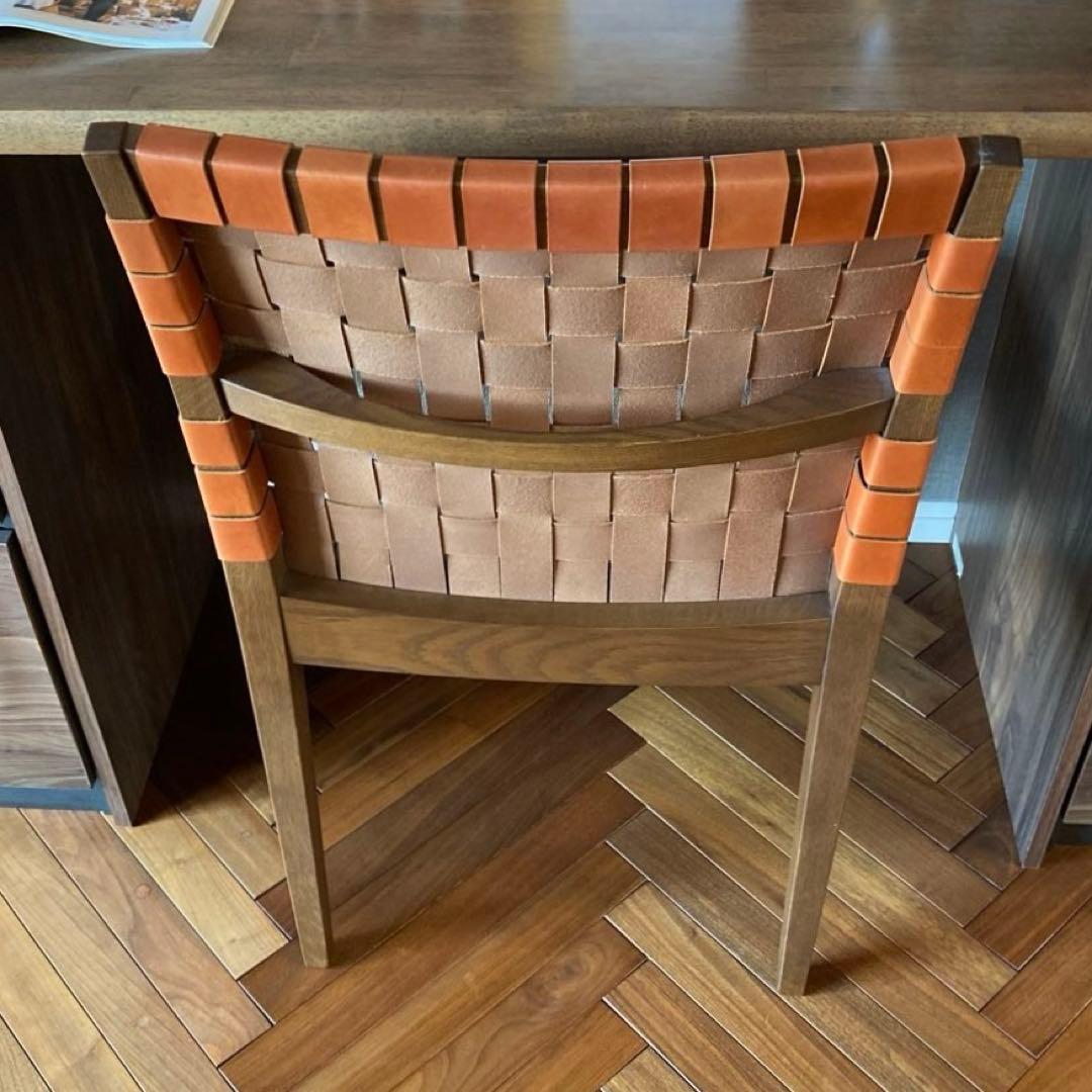 【美品】Ritzwell リッツウェル アームレスチェア ダイニングチェア ①