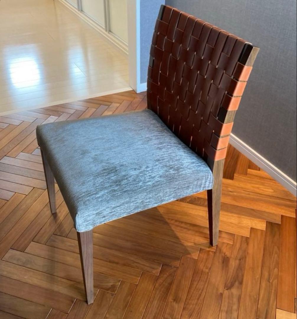 【美品】Ritzwell リッツウェル アームレスチェア ダイニングチェア ①