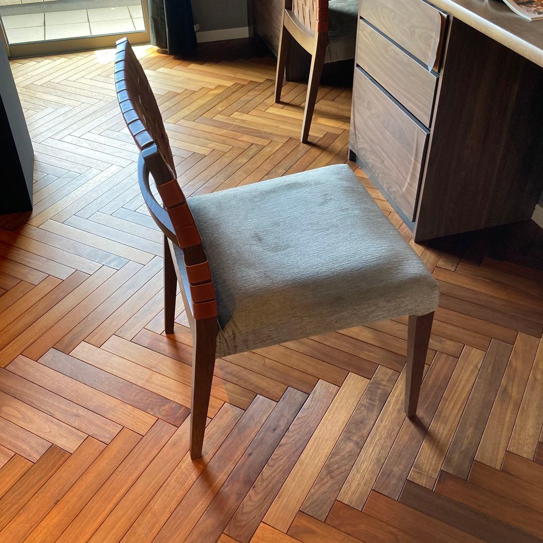 【美品】Ritzwell リッツウェル アームレスチェア ダイニングチェア ①