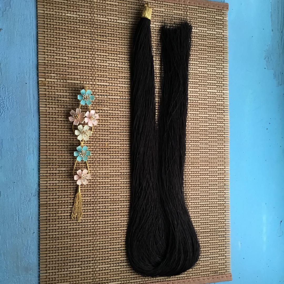 花嫁かんざし パステル調 尾長付き 限定お値下げ - メルカリ