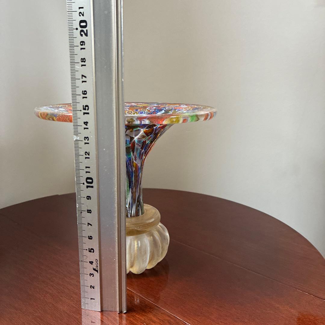 ミルフィオリ ムラーノ島の伝統ガラス そのままお飾り、花瓶にも