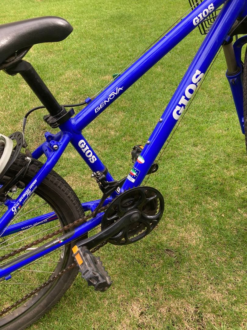 関西 gios genova 24 ジオス ブルー クロスバイク MTB 自転車