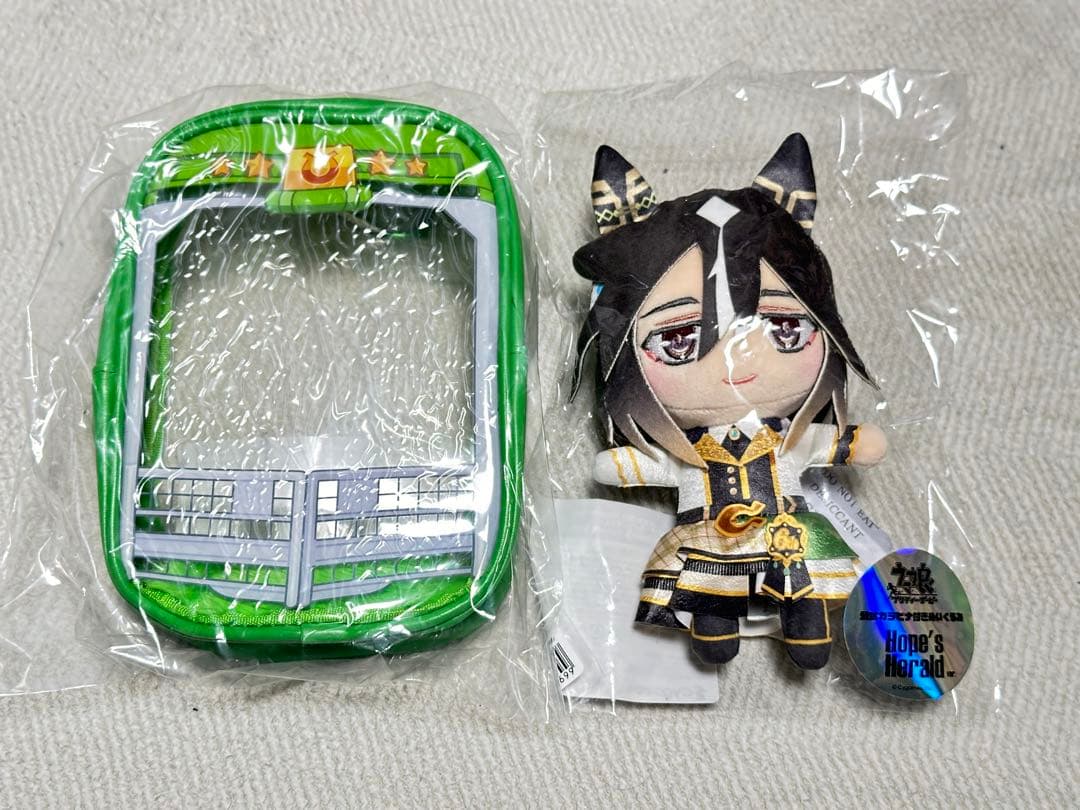 新品 セット ウマ娘 ステイゴールド 公式 ぬいぐるみ ポーチ 6th