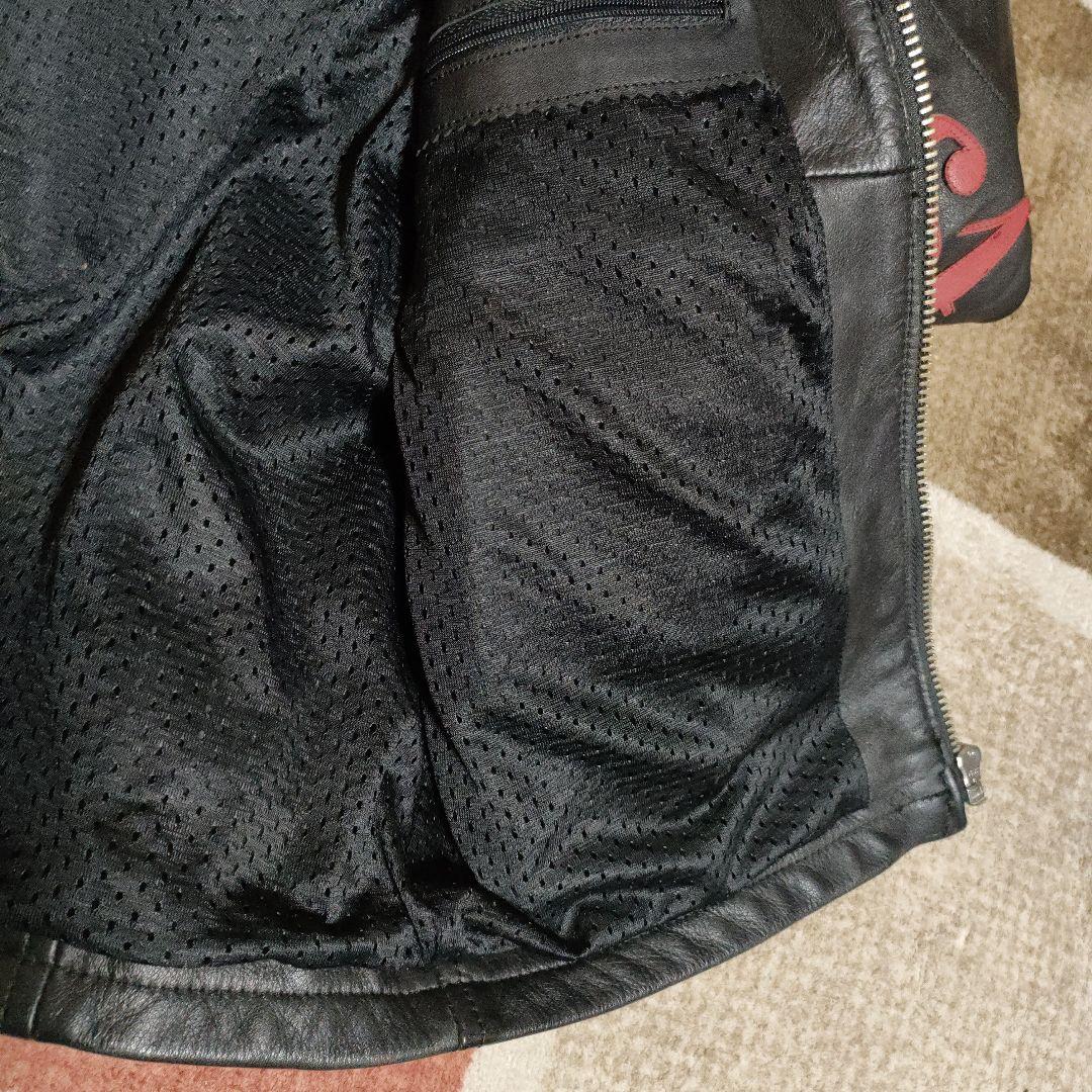 レア　KADOYA BLACK HORSE Racing 本革ジャケット 　Ｌ