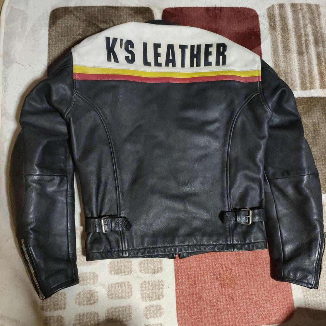 レア　KADOYA BLACK HORSE Racing 本革ジャケット 　Ｌ