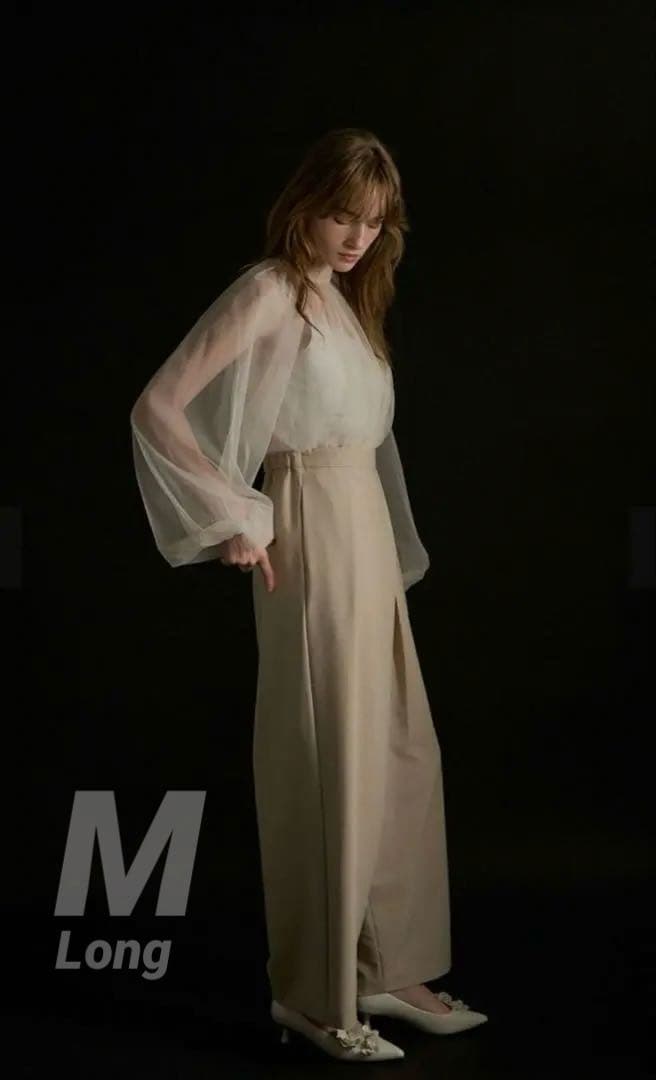 ★新品★リルアー　Lace layered rap pants dress