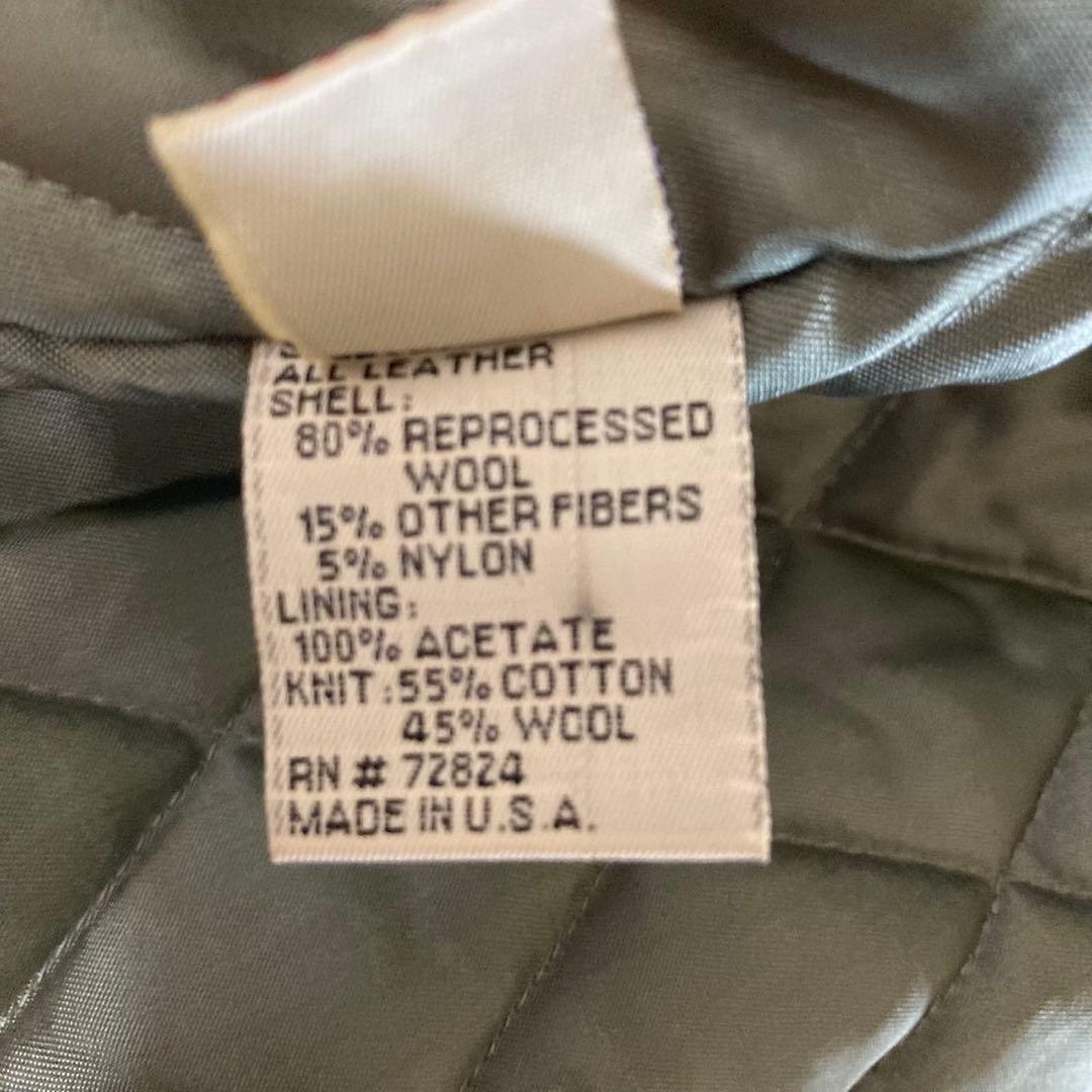 Golden Bear スタジャン ネイビー/クリーム　メンズ　古着