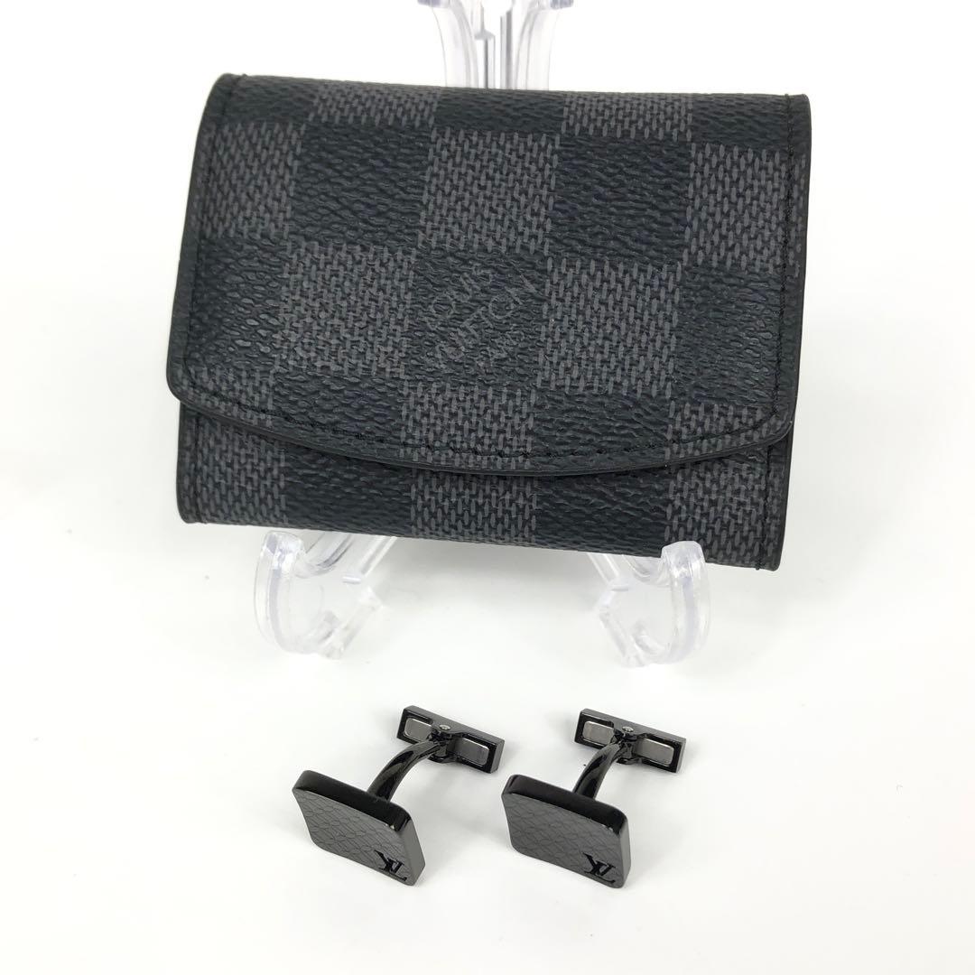 Louis Vuitton シャンゼリゼカフス☆ダミエケース付き☆ヴィトンJANOME