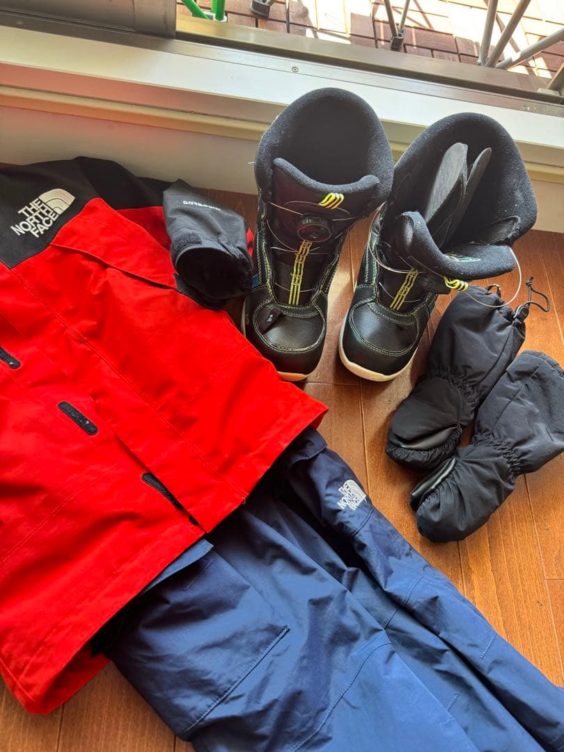 The North Face スノーボードウェア 110cm キッズ バートン