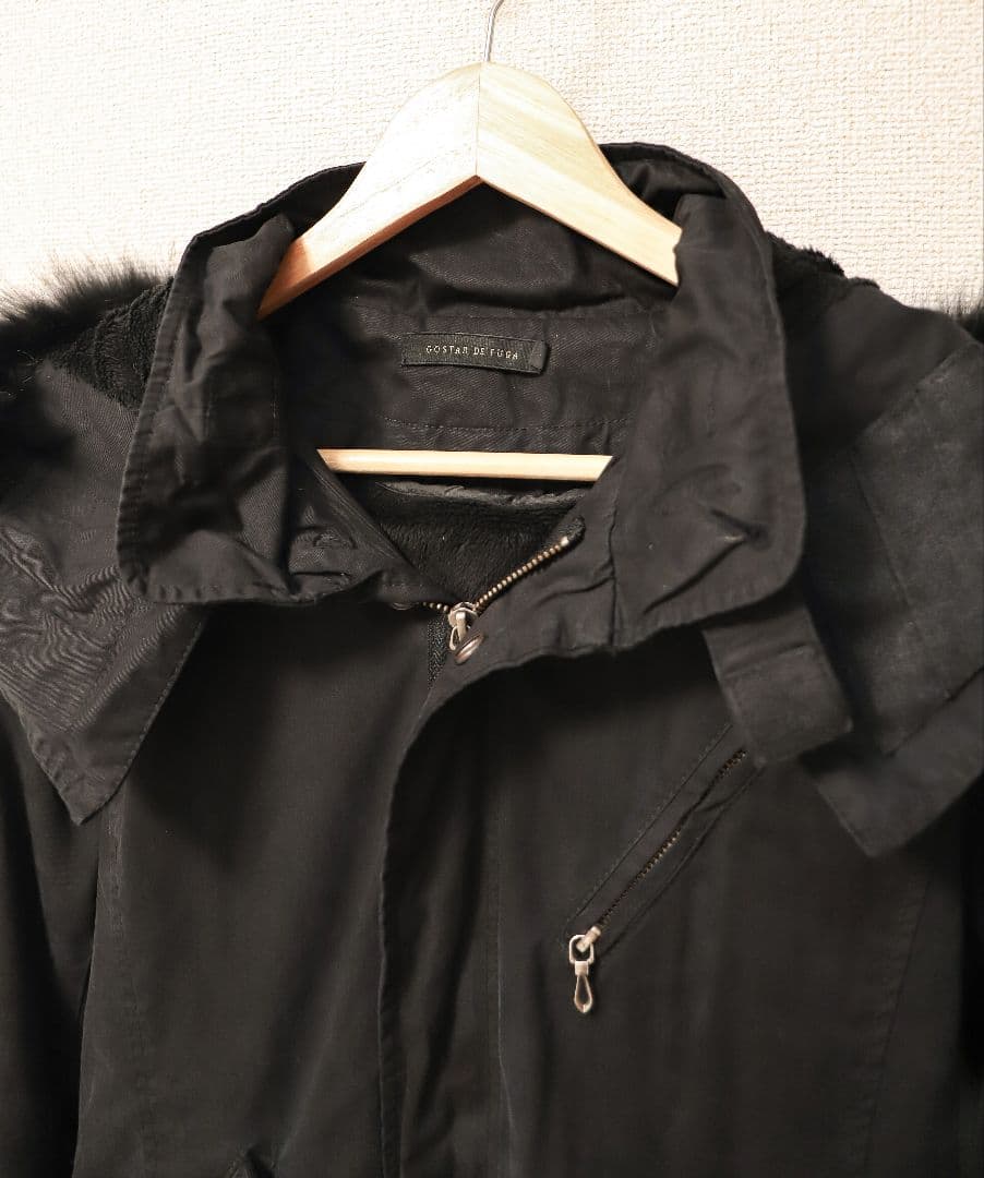 美品［GOSTAR DE FUGA］モッズコート ファー付き［44サイズ］