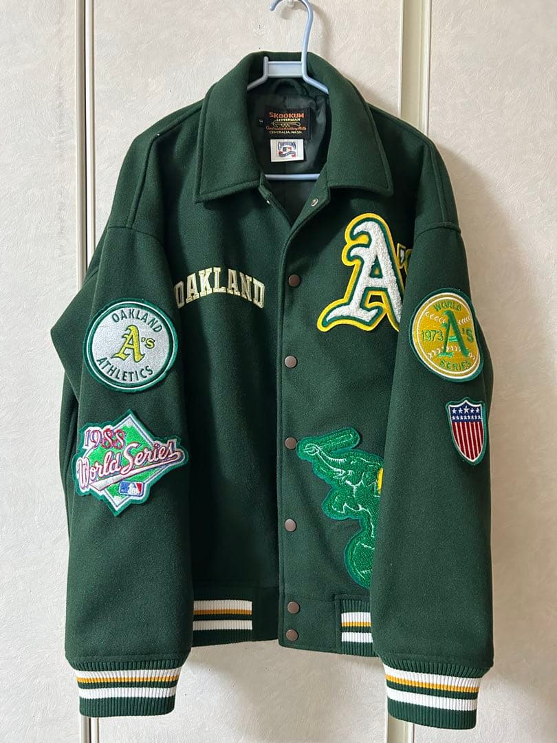 SKOOKUM スタジアムジャンパー(アスレチックス)