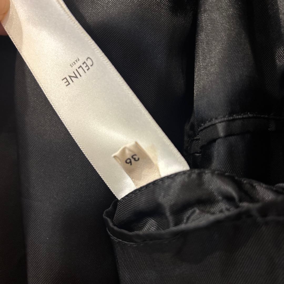 セリーヌCELINE 36 メンズレディース兼用エンブロイダリーテディジャケット