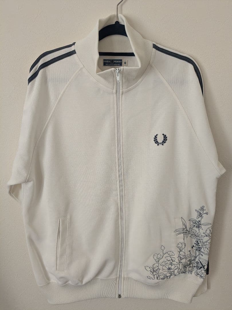 フレッドペリー 花柄刺繍 FRED PERRY トラックジャケット