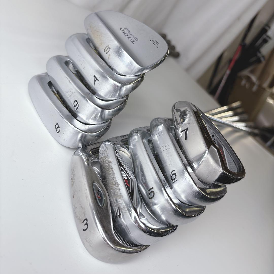 【激安‼️】TaylorMade キャディバッグ付 メンズゴルフクラブセット 右