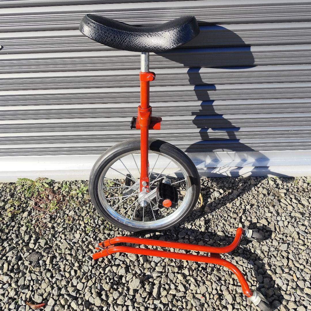 レア 珍品 補助輪付き 1輪車 いちりんしゃ 赤 2026年最新】一輪車