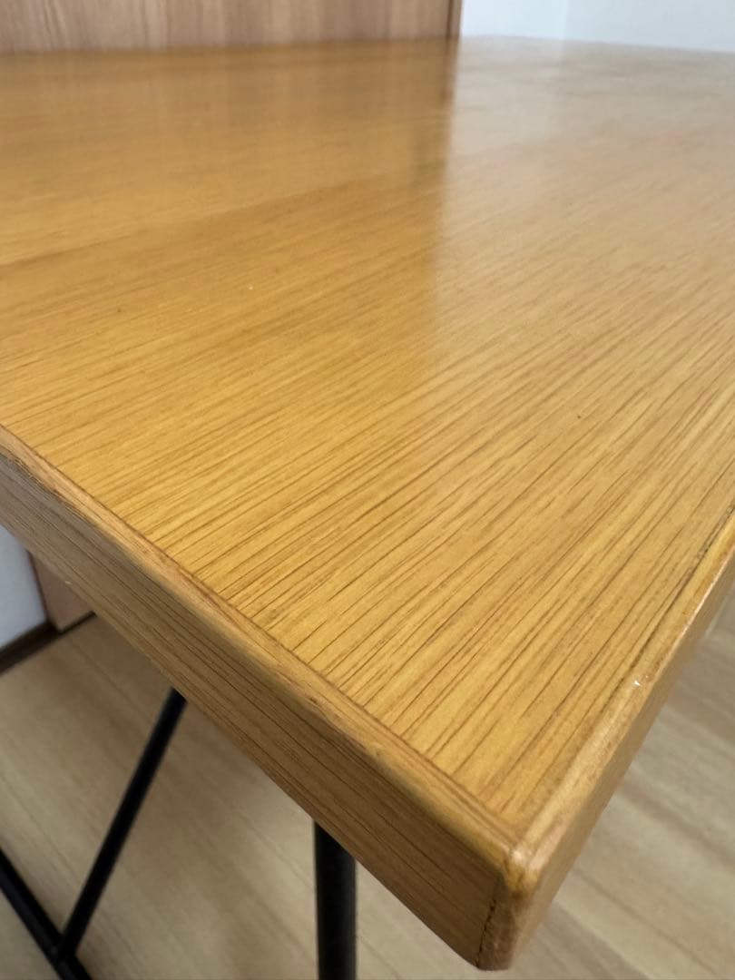 美品　無印良品 木製折りたたみテーブル W120cm