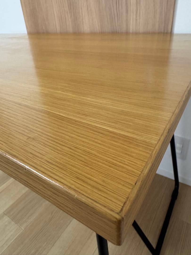 美品　無印良品 木製折りたたみテーブル W120cm