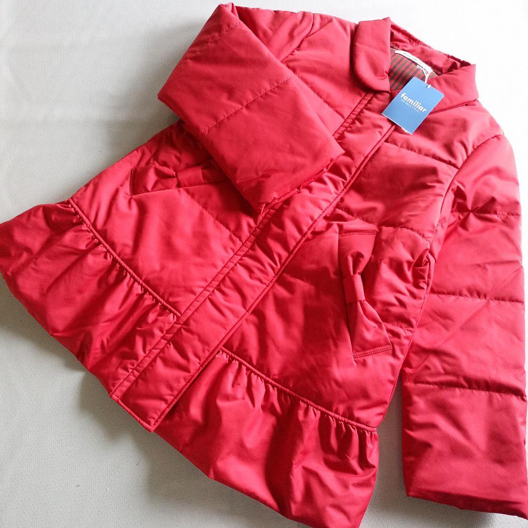 新品】ファミリア ショートコート レッド 130サイズ - メルカリ