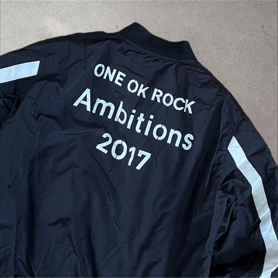 ONE OK ROCK Ambitions 2017 MA-1ジャケット 短丈