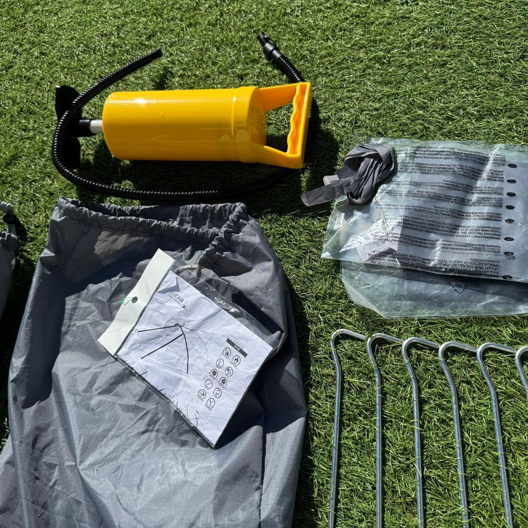 ほぼ未使用　ANDAIR Xfram DAND-03 エアフレームテント