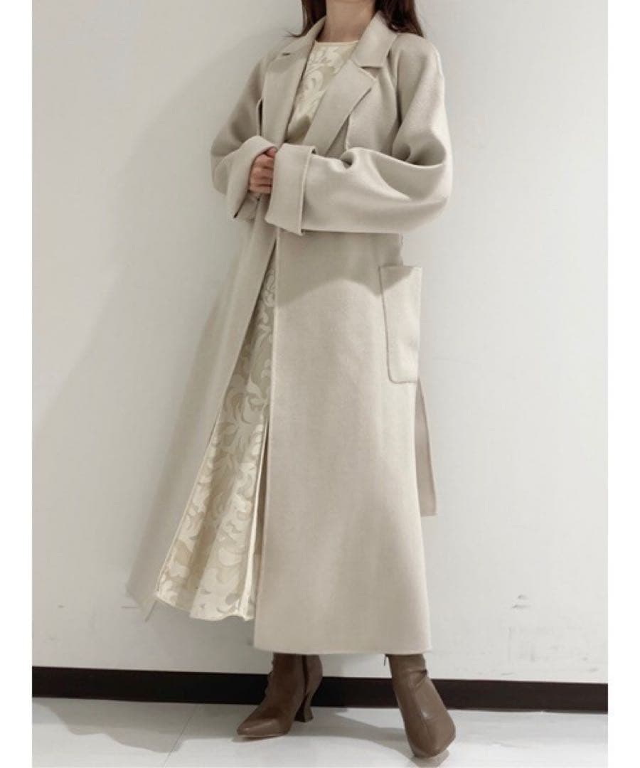 送料無料】 SNIDEL うろこカシミヤコート SWFC204002 - メルカリ