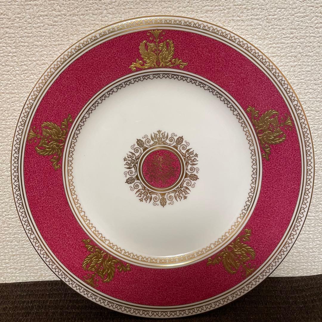 ウェッジウッド　コロンビア　パウダールビー　ディナープレート　22.5cm