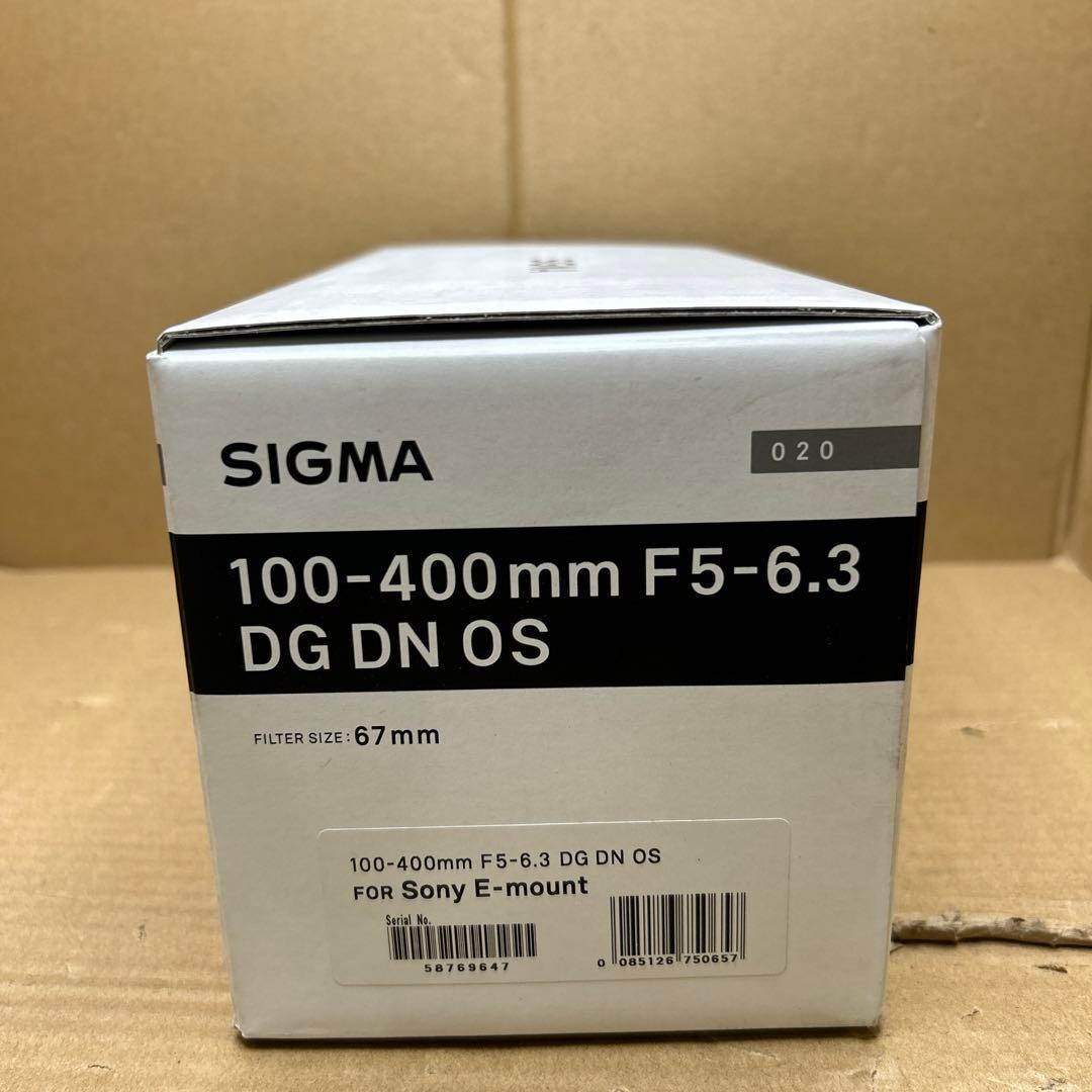 シグマ　100-400mm F5-6.3 DG DN OS ソニーEマウント
