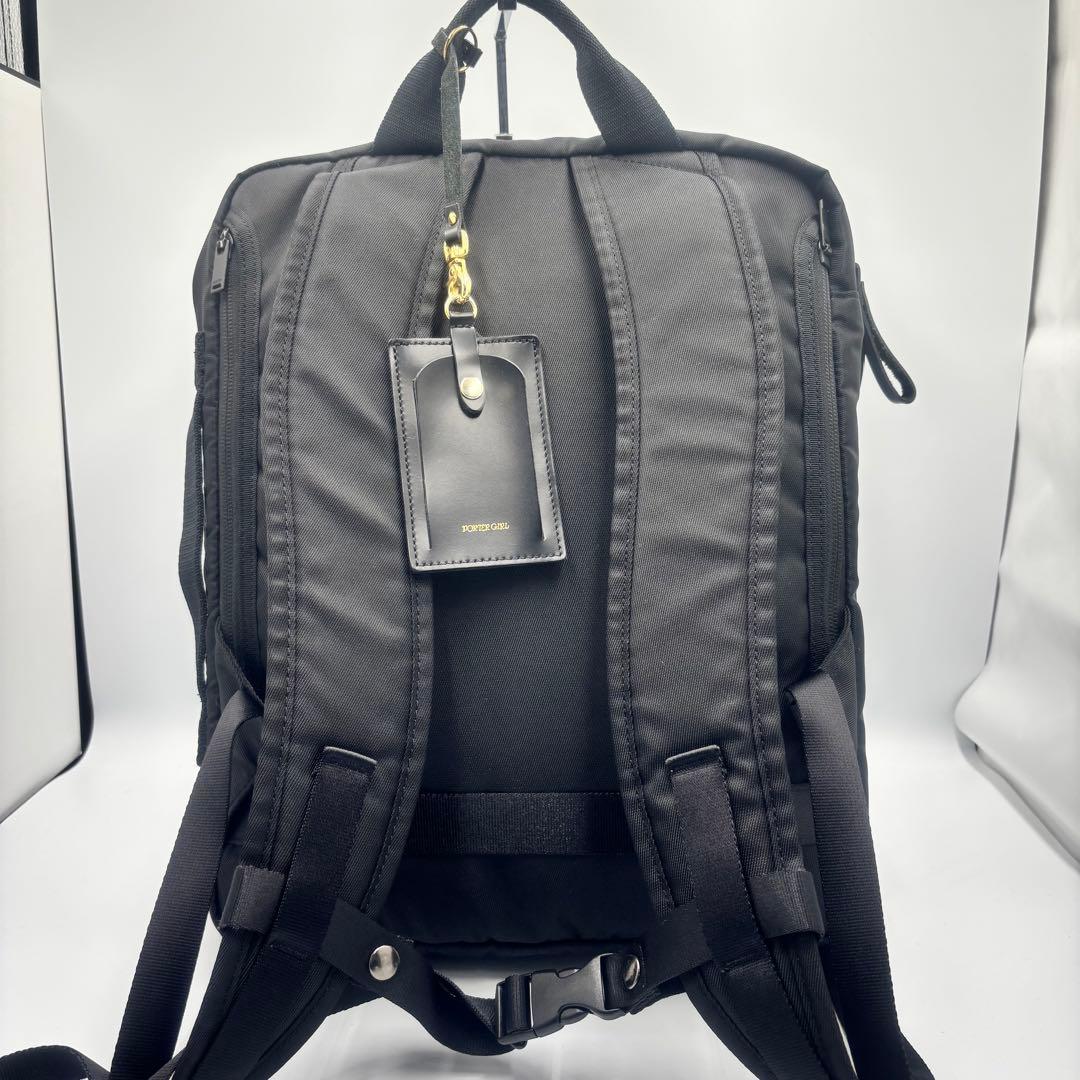【極美品】ポーターガール シア リュック バックパック デイバック パスケース